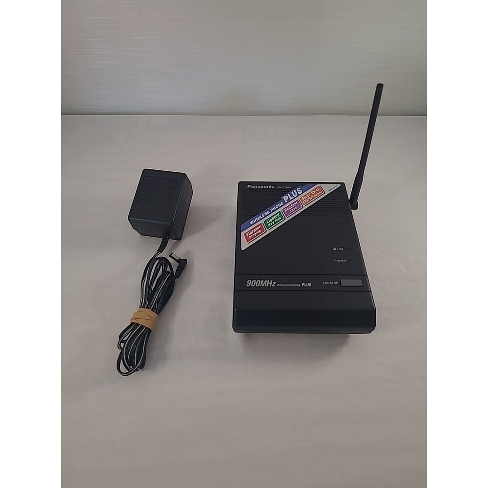 Panasonic 900 MHz 12 Lines Cordless Phone BASE KX-T7885 with Power Supply Tested